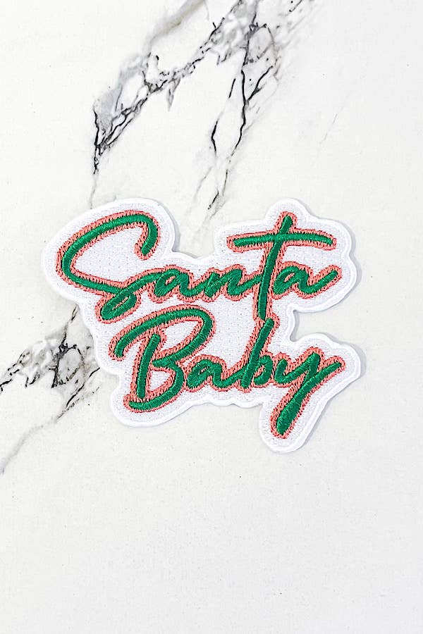 Nash Grey - Santa Baby Embroidered Patch