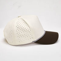 Funky Junque - Blank Laser Cut Golf Rope Cap - Brown/Beige