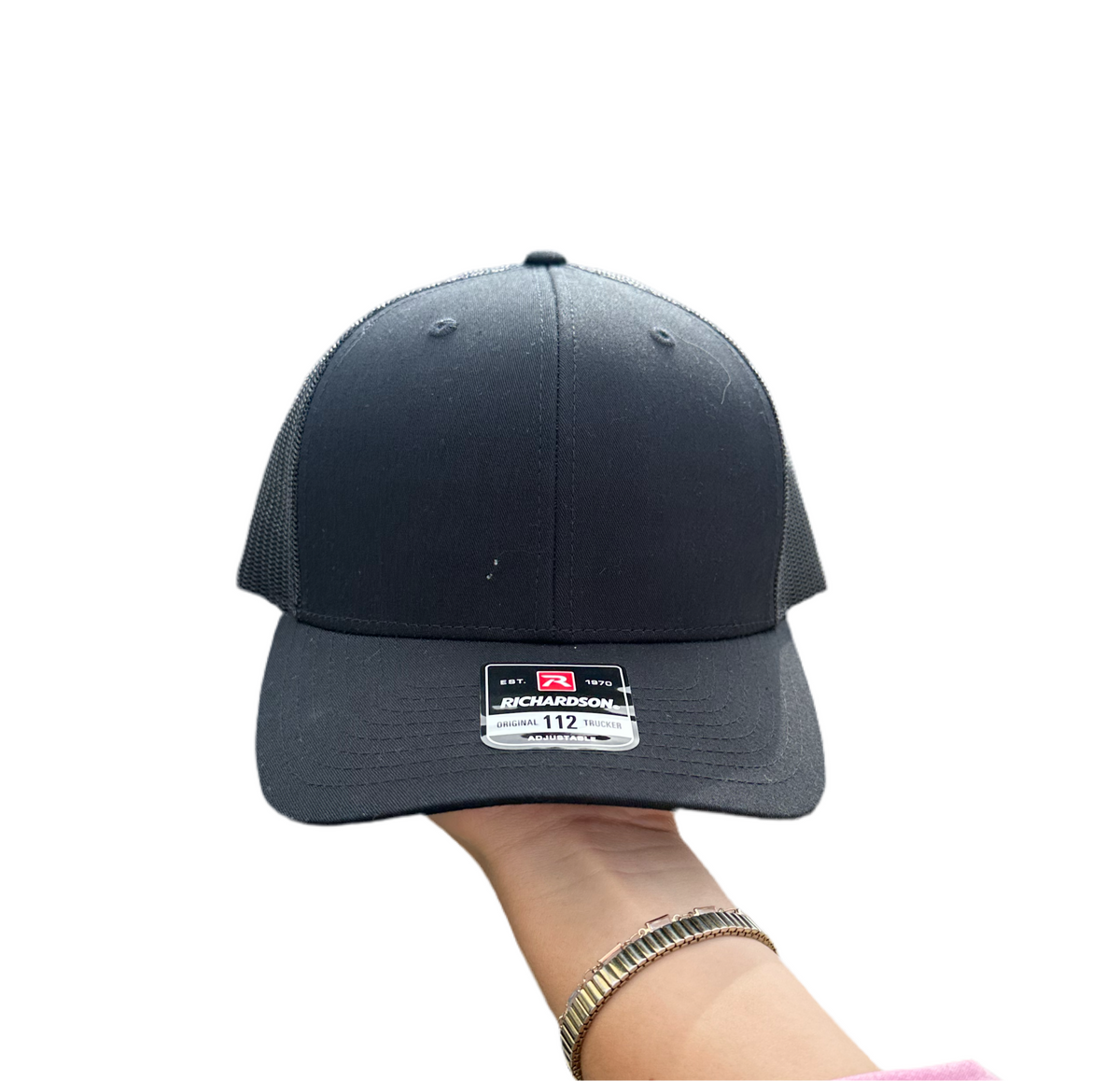 Richardson Trucker Hat: Black