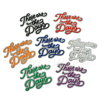 ABLNco - Royal Blue These Are The Days Game Day Sequin Patch - Small