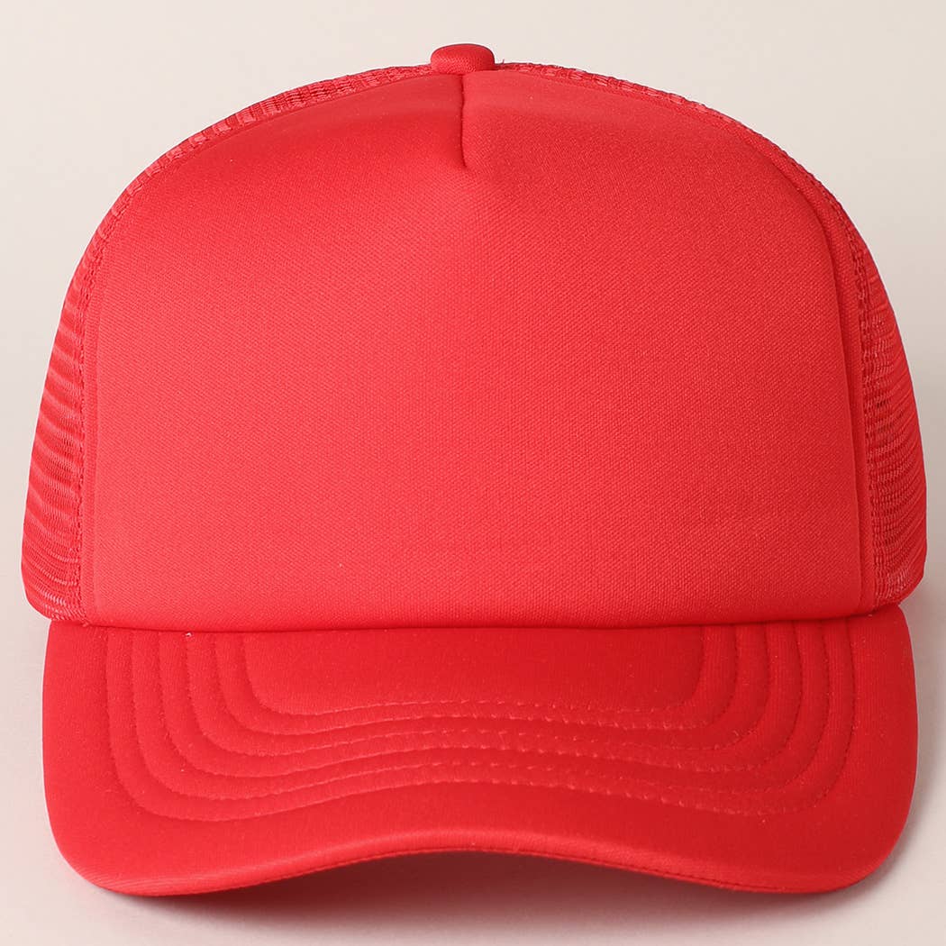 Classic Foam Front Trucker Hat: Dark Green