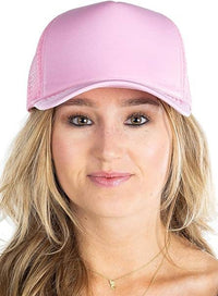 Funky Junque - Foam Snapback Trucker Hat - Light Pink