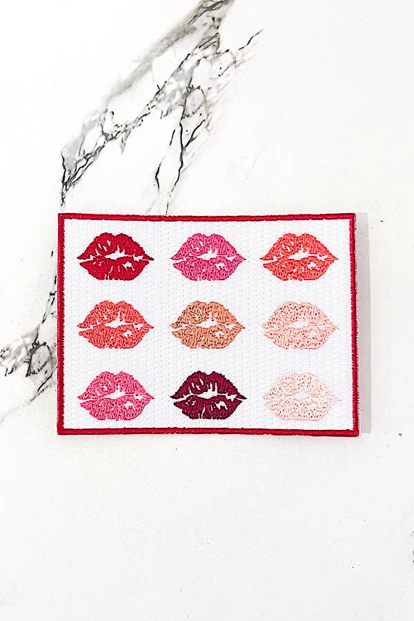 Nash Grey - Bunch of Kisses Embroidered Patch