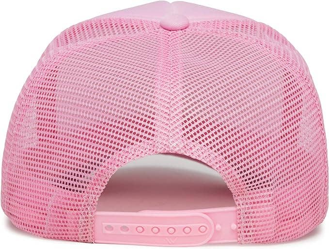 Funky Junque - Foam Snapback Trucker Hat - Light Pink