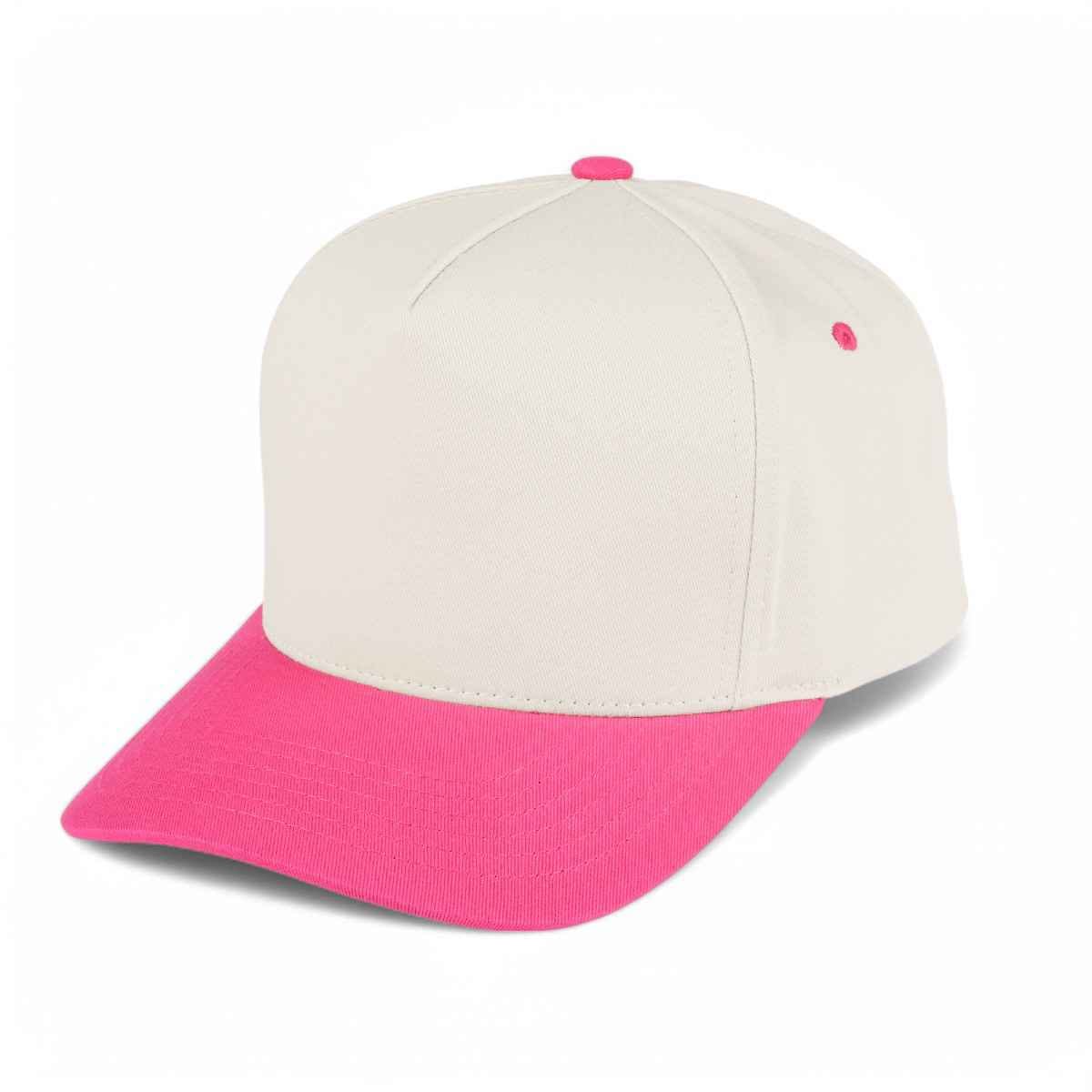 MiMi Wholesale - TCM0002 Two Tone Canvas Trucker Hat: Blue