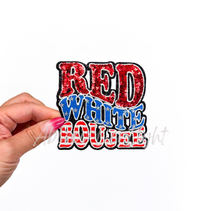 ABLNco - Red White Boujee 4th July Holiday Sequin Patch