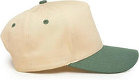 Funky Junque - Two Tone Vintage Snapback Hat - Sage/Beige