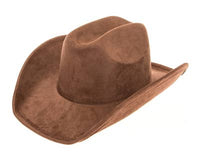 DNMC - Cattleman Cowboy-Cowgirl Hat - Vegan Suede - 12+ Colors!: Teal