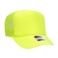 Classic Foam Front Trucker Hat: Neon Blue