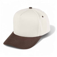 MiMi Wholesale - TCM0002 Two Tone Canvas Trucker Hat: Brown