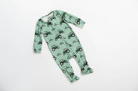 Bamboo AFC Green Tractor Baby/Toddler Pajamas