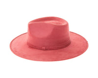 DNMC - Stiff Brim Rancher Hat - Premium Vegan Suede: Teal