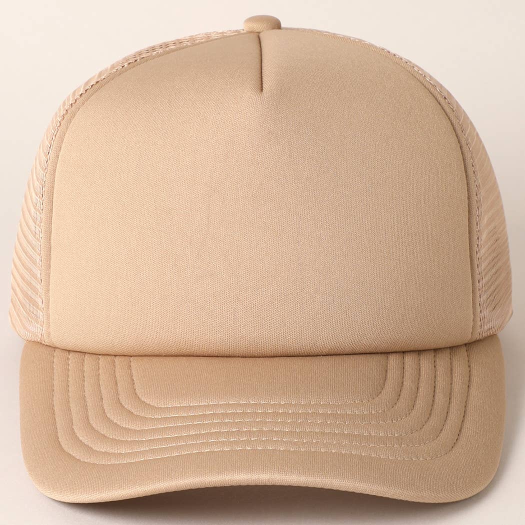 Classic Foam Front Trucker Hat: Dark Green