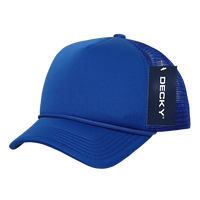 Youth Trucker Foam Hat: Blue-White