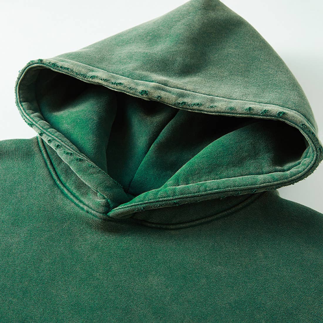 Sodalemon - Heavyweight washed velvet hooded sweatshirt: Rose Pink / S