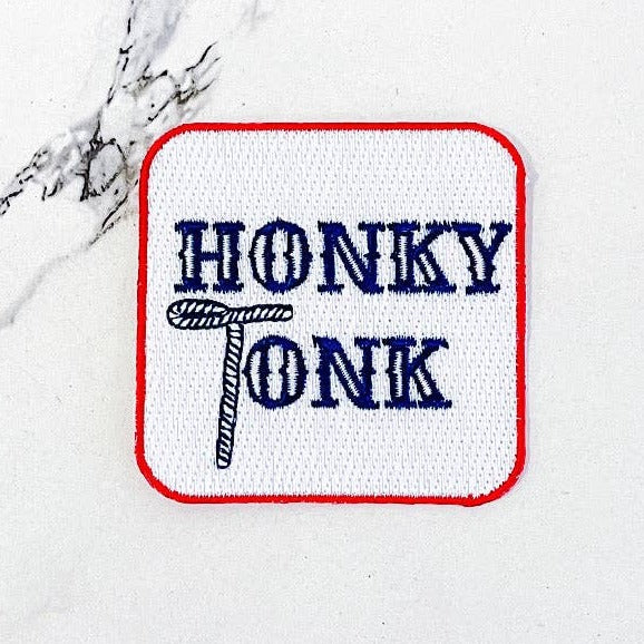 Honky Tonk Square Trucker Hat Patch