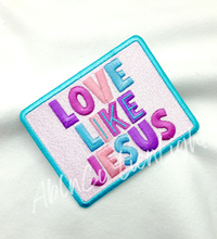 ABLNco - Love Like Jesus faith religion preppy trucker hat patch