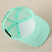 Classic Foam Front Trucker Hat: Brown-Tan