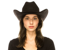 DNMC - Cattleman Cowboy-Cowgirl Hat - Vegan Suede - 12+ Colors!: Teal