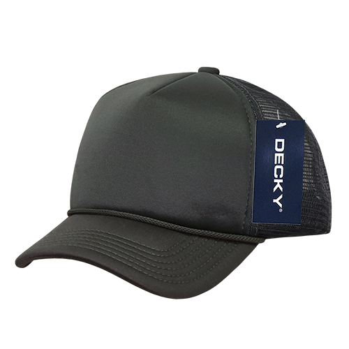 Youth Trucker Foam Hat: Black