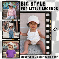Funky Junque - Kids/Baby Two Tone Vintage Cap - Light Pink/Beige: Kids (2-9 Years)