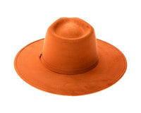 DNMC - Stiff Brim Rancher Hat - Premium Vegan Suede: Teal