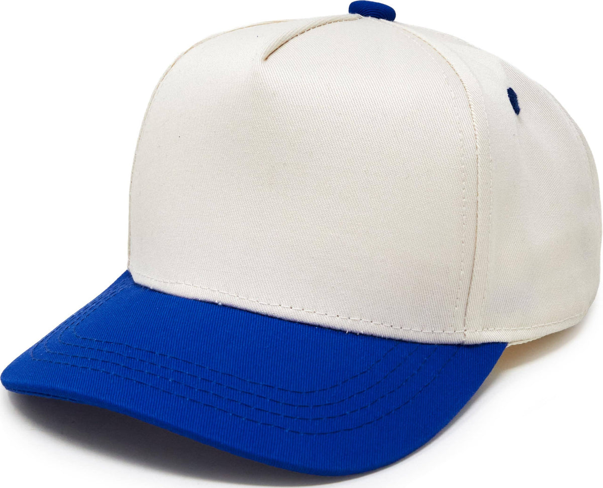 Funky Junque - Kids/Baby Two Tone Vintage Cap - Royal Blue/Beige: Kids (2-9 Years)