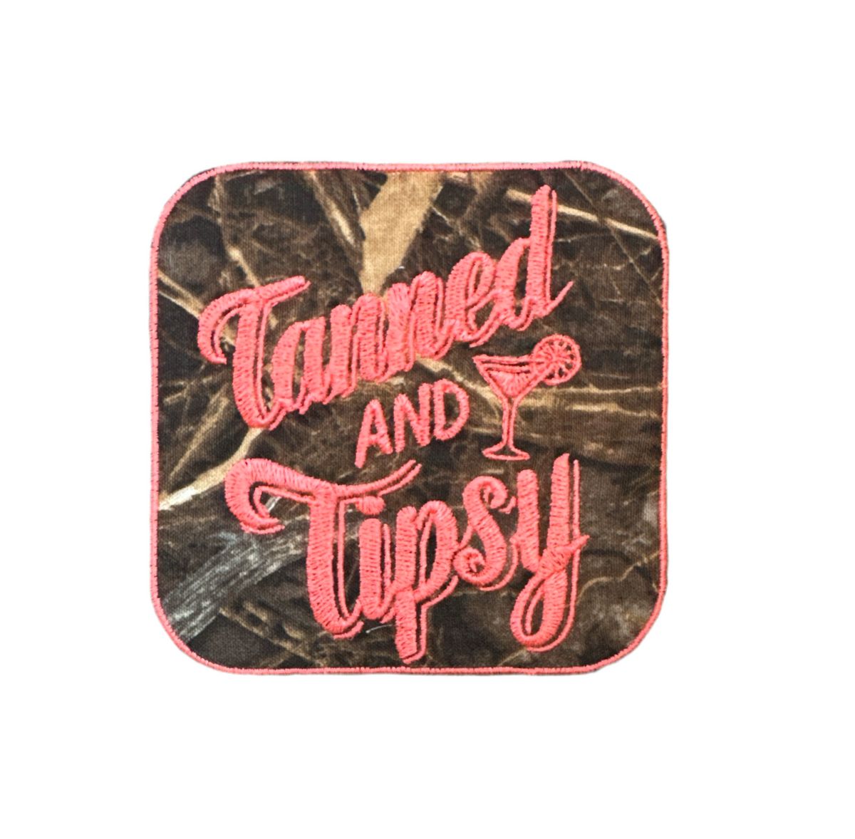 Tanned and Tipsy Camo Patch