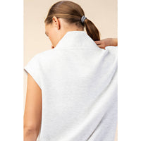 Rae Mode Modal Scuba Luxe V-Neck Sleeveless Top and Shorts Set: Paradise Blue