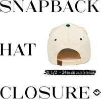 Funky Junque - Embroidered Brim Two Tone Trucker Hat - Kelly Green/Beige