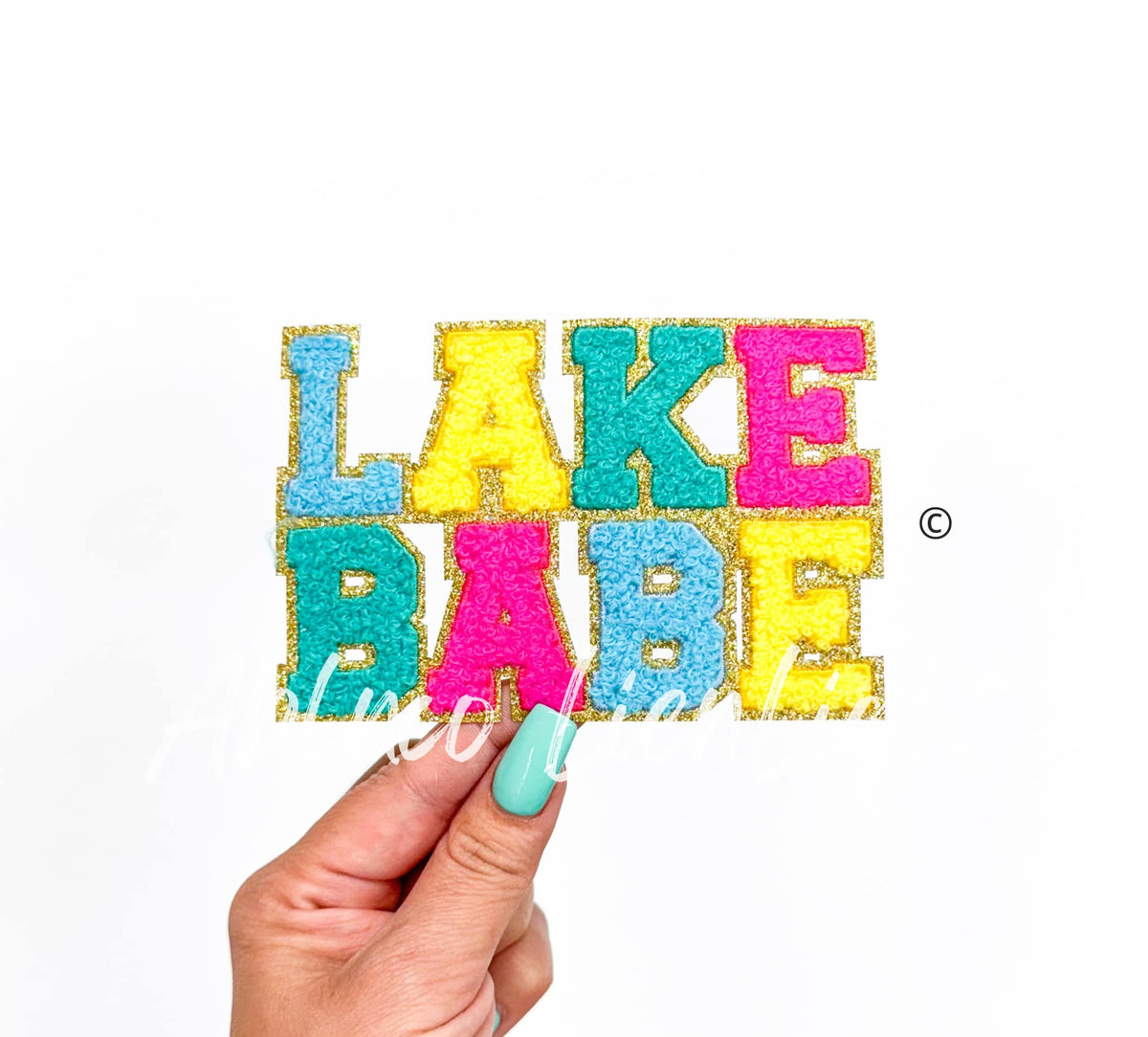 ABLNco - Lake Babe Summer Chenille Patch