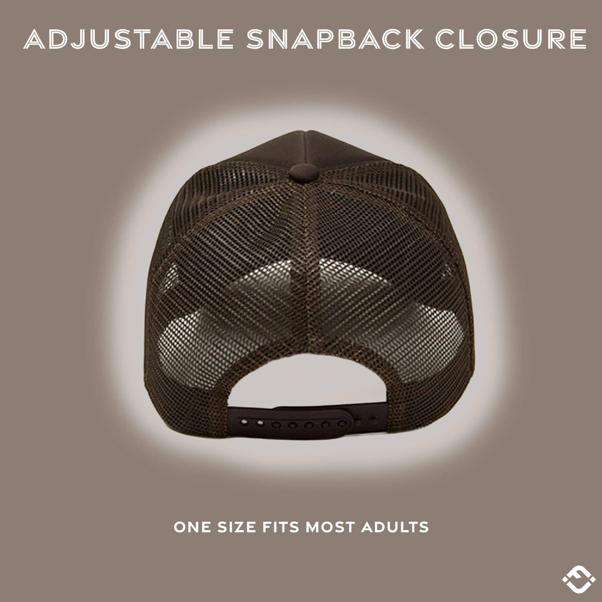 Funky Junque - Foam Snapback Trucker Hat - Brown