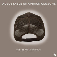 Funky Junque - Foam Snapback Trucker Hat - Brown