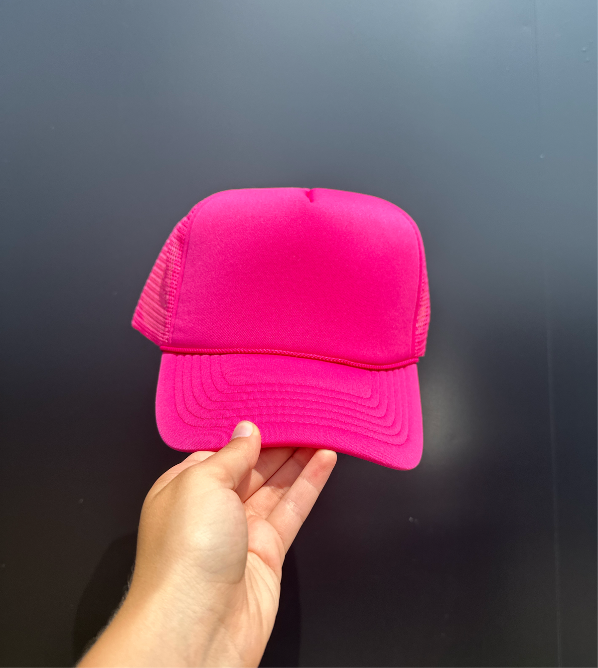 Classic Foam Front Trucker Hat- Pink