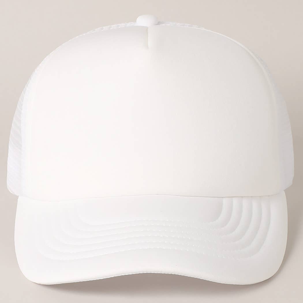 Classic Foam Front Trucker Hat: Dark Green