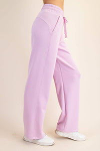 Rae Mode Modal Scuba Straight Pant: Mocha Cream