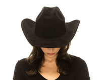 DNMC - Cattleman Cowboy-Cowgirl Hat - Vegan Suede - 12+ Colors!: Teal