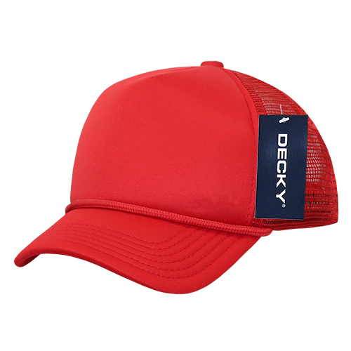 Youth Trucker Foam Hat: Orange