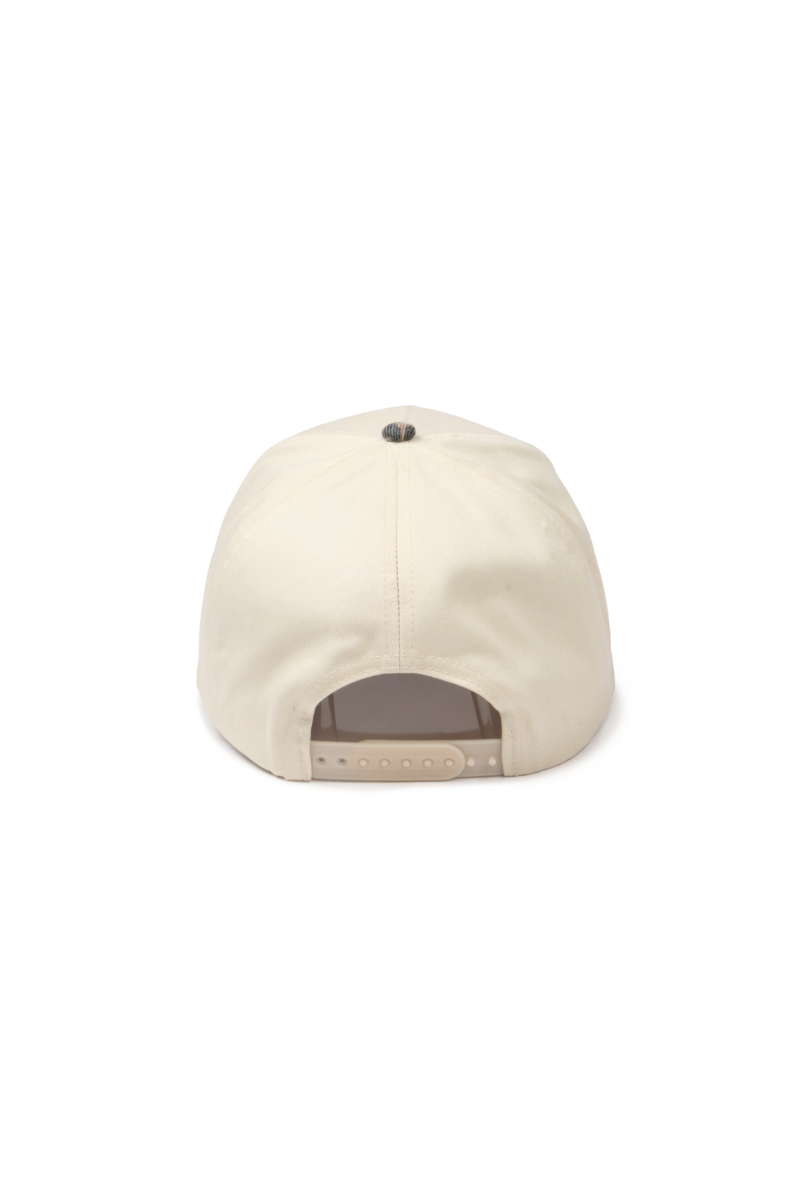David And Young - Washed Leopard Print 5 Panel Baseball Hat: Leopard