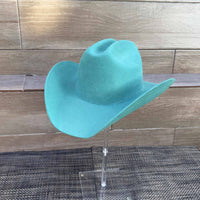Queens INC - Cowboy hat in 100% Australian wool.: Mocha / ONE SIZE