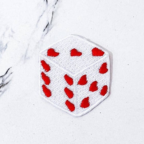 Heart Dice Trucker Hat Patch