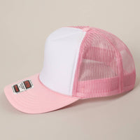 Classic Foam Front Trucker Hat: Brown-Tan