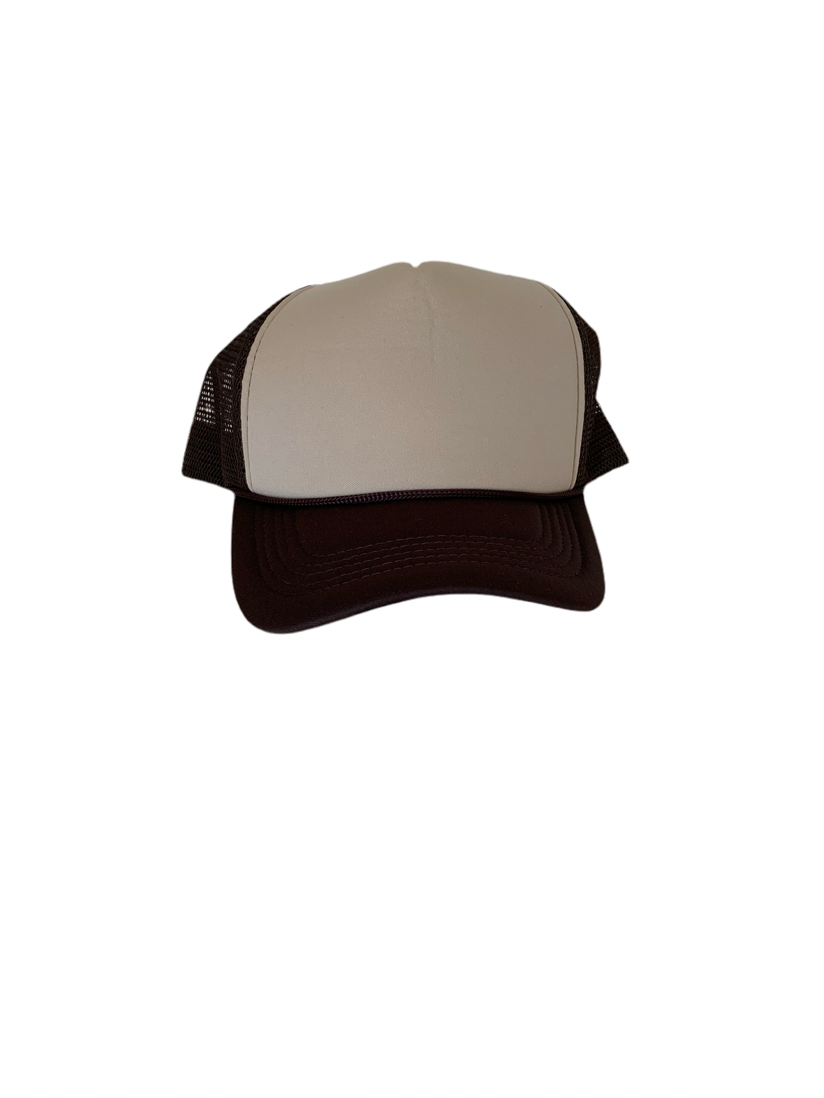 Khaki/Brown Back Trucker Hat