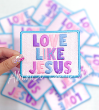 ABLNco - Love Like Jesus faith religion preppy trucker hat patch