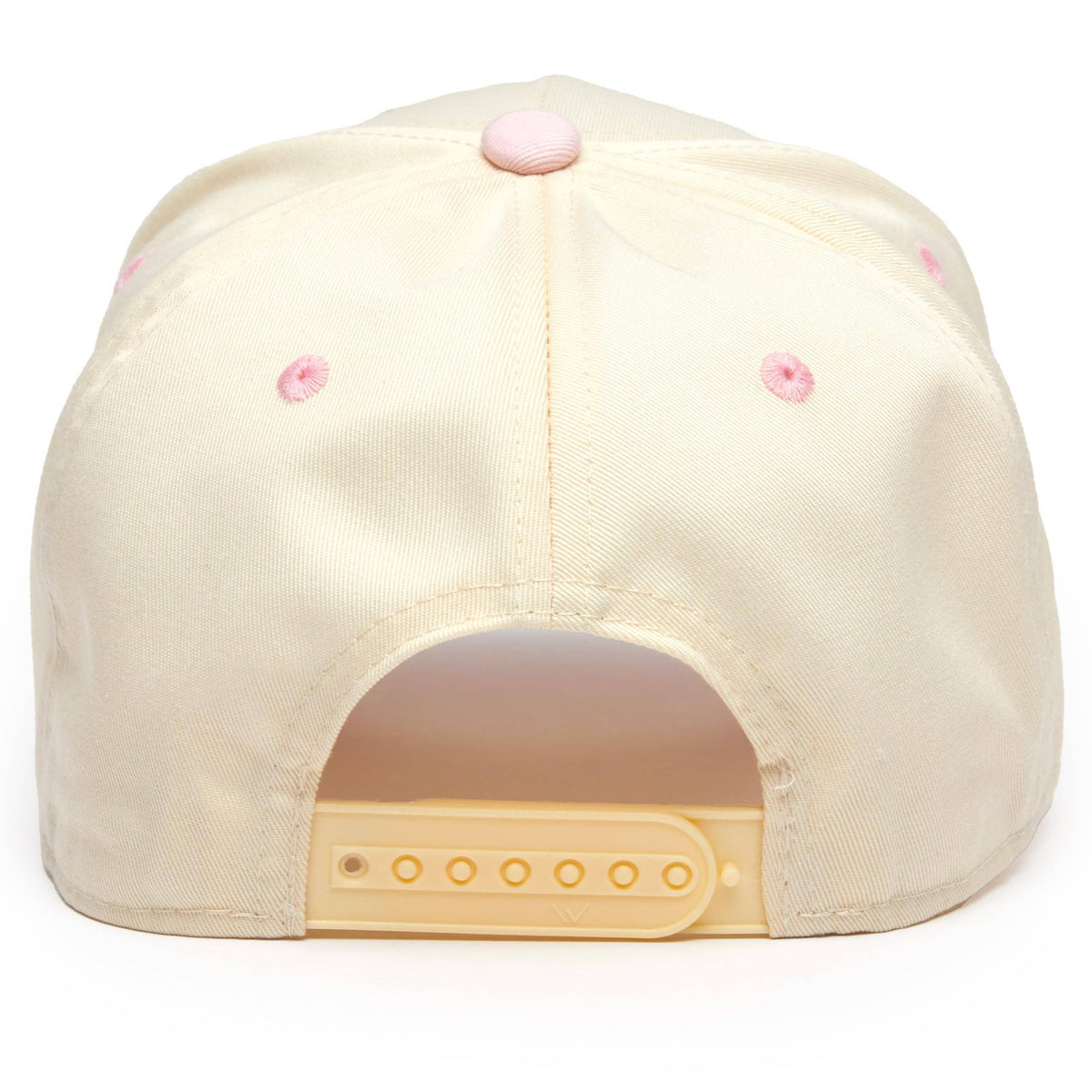 Funky Junque - Two Tone Vintage Snapback Hat - Light Pink/Beige