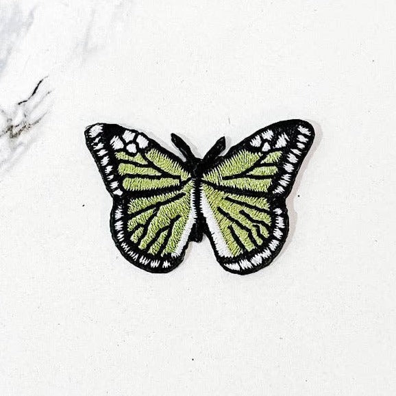 Green Butterfly Trucker Hat Patch