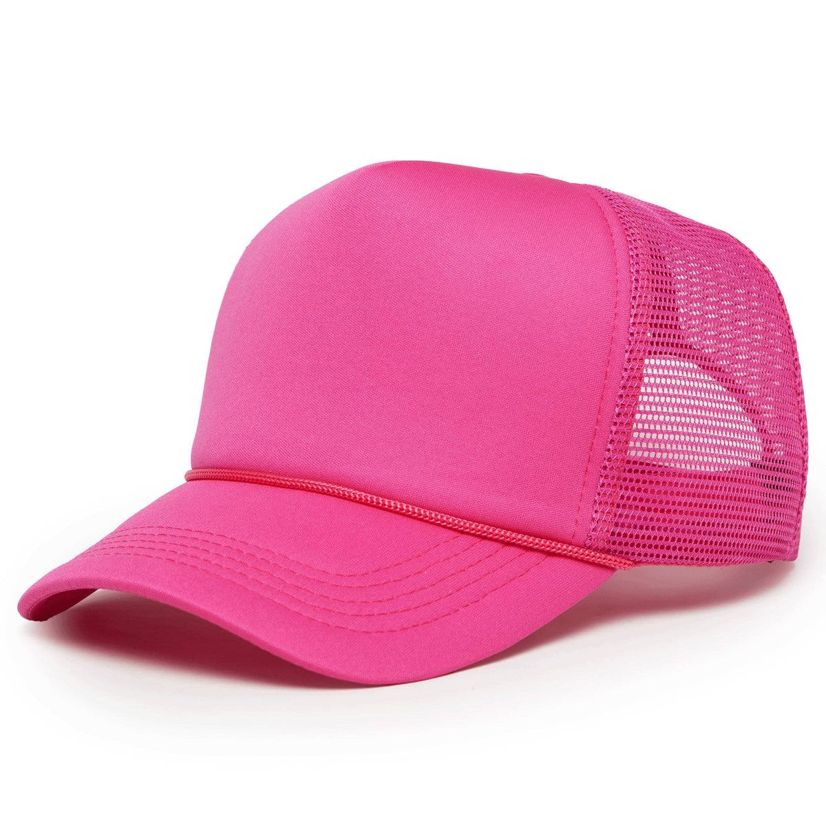 Funky Junque - Foam Trucker Hat (Hot Pink/Hot Pink)