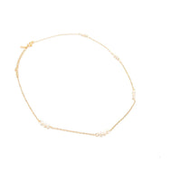 Pretty Simple Precious Pearl Gold Beaded Necklace