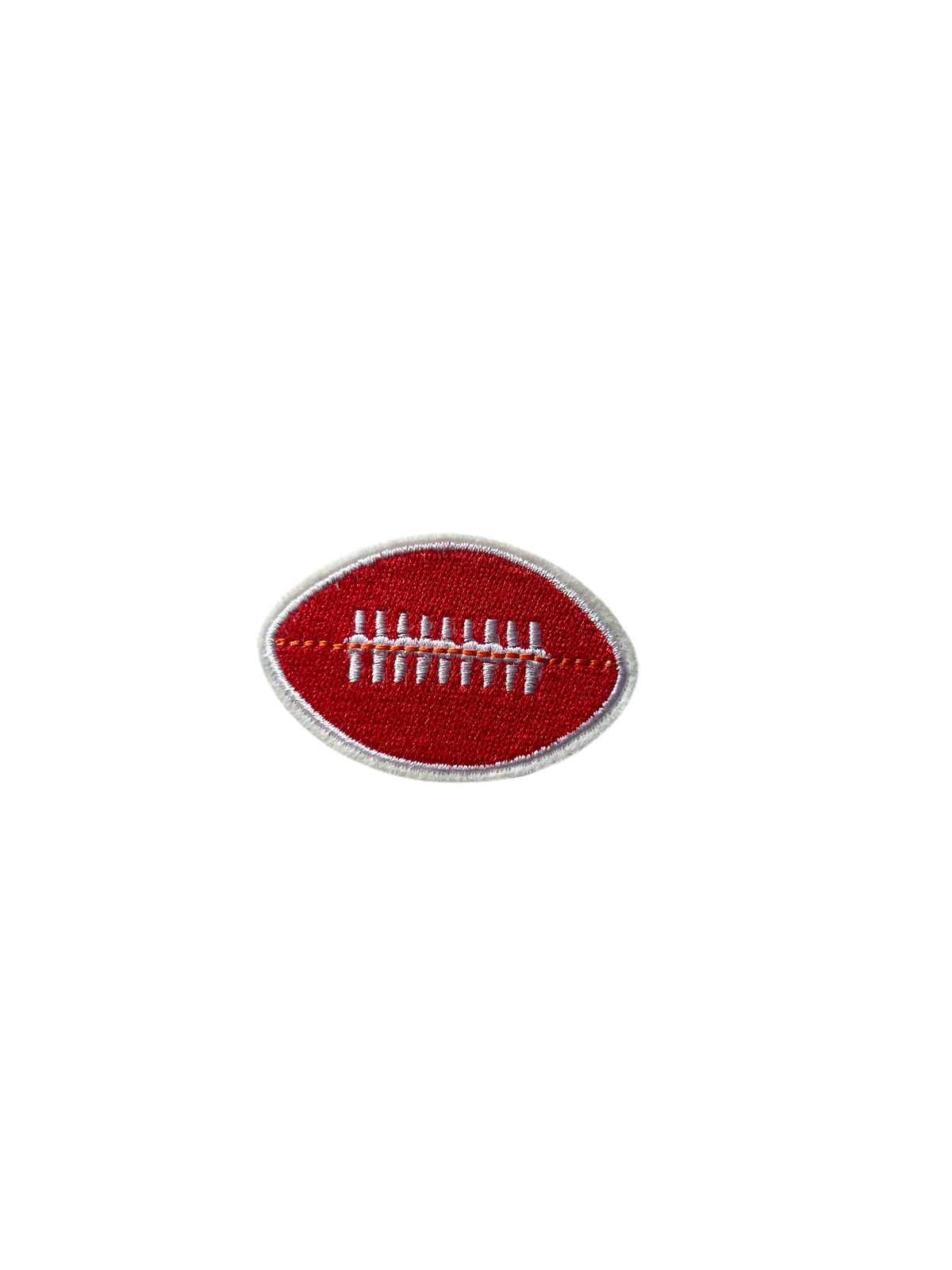 Red Football Patch