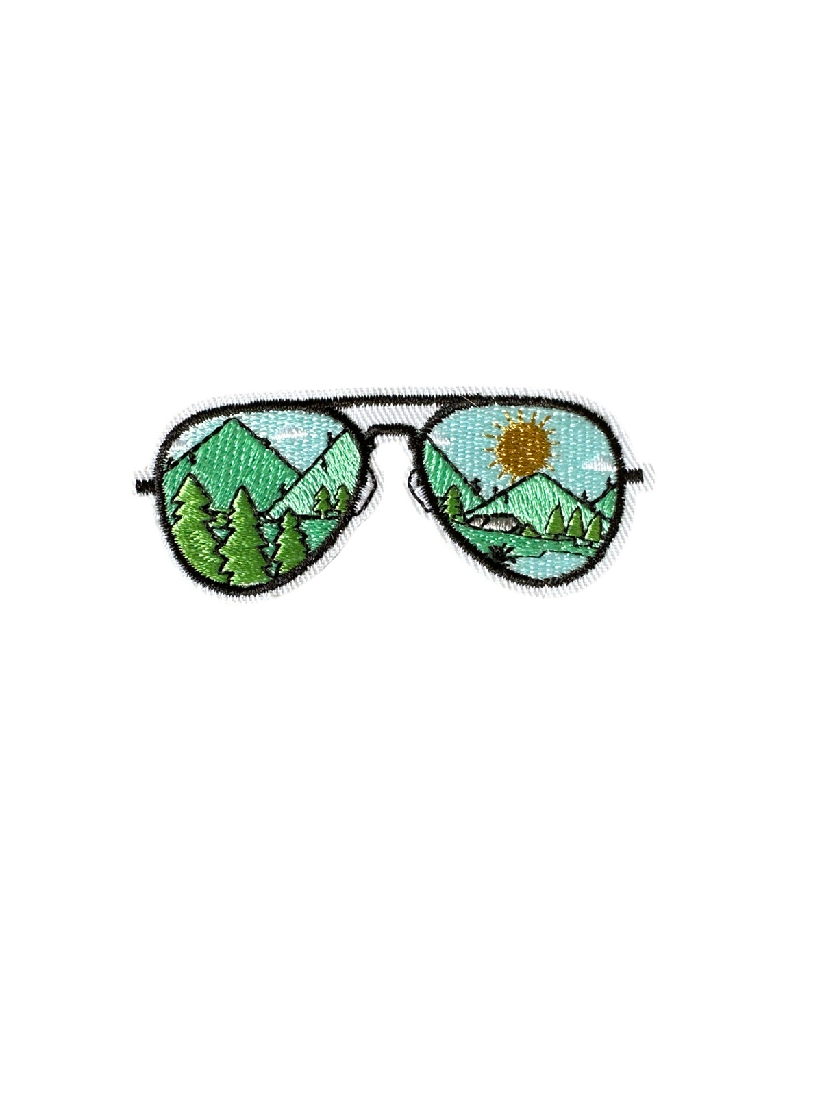 Green Nature Sunglasses Patch